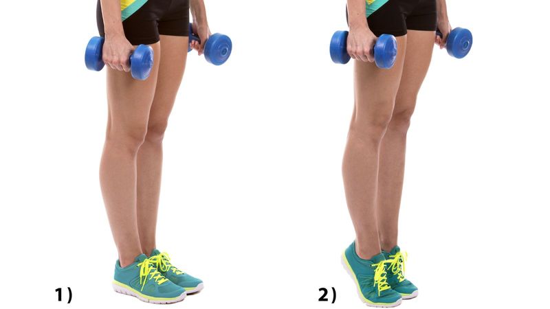 Calf muscle discount exercises at home